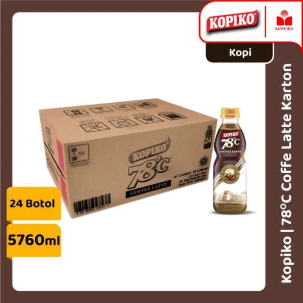 Kopiko 78 C Coffee Latte 240 ml - Karton [24 PCS]