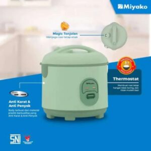 Magic Com Miyako MCM 559SBC - Magic Warmer Plus - 2 Liter 3in1 395 Watt Nanoal Seafoam Green